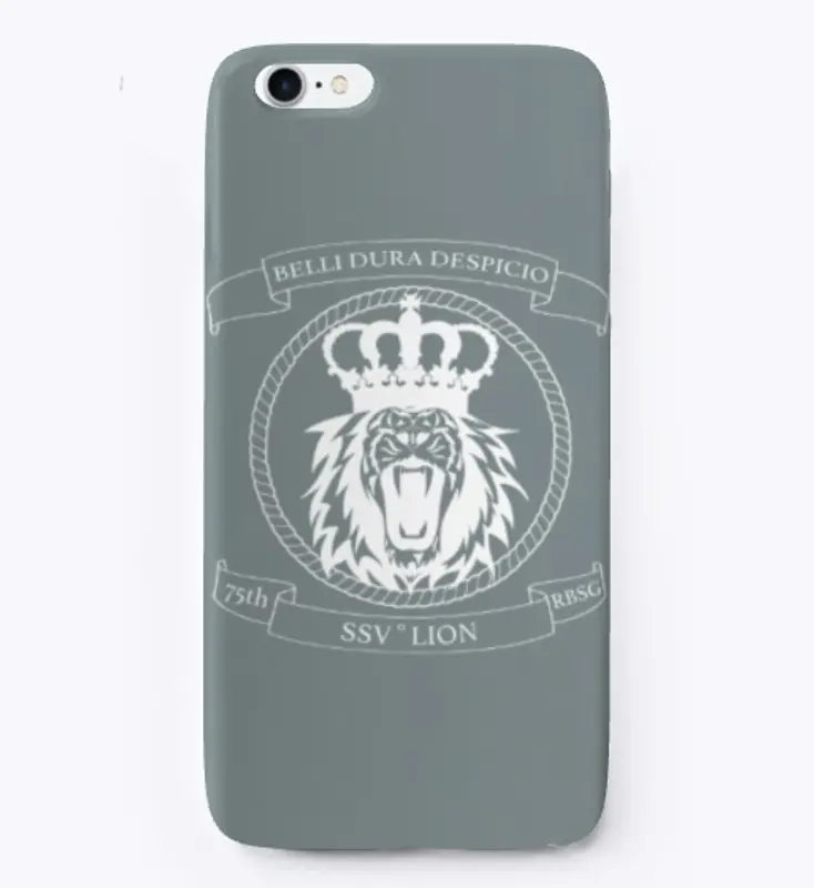 SSV Lion iPhone Case WHT Print