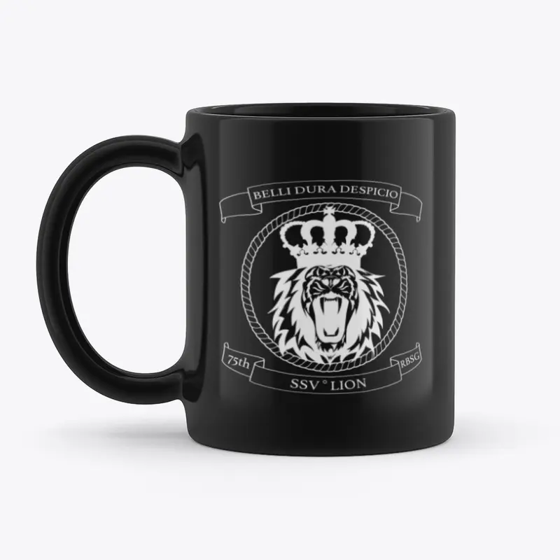 SSV Lion WHT Print Mug